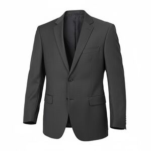 Burberry London‎ men's two-button closure and a notch lapel Dark Gray, Size 50S